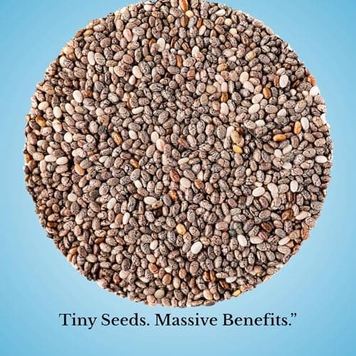 Aromatica India Organic Black Chia Seeds for Weight Loss Eating Drink Juice Hair Raw Pure 5kg 2