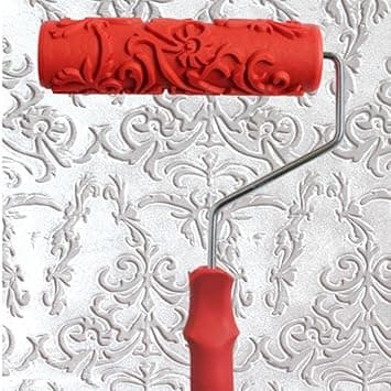 7" DIY Wall Decor Empaistic Flower Painting Roller Brush Tool with Handle #5Home & Garden|Home Improvement|Building & Hardware|Painting Supplies & Sprayers|Painting Rollers & Sponges