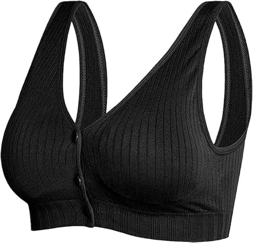 Seamless Wire-Free Nursing Bra for Maternity – Comfortable Push-Up Design for Breastfeeding – Full Coverage, Adjustable Straps, Cotton Spandex Blend – Ideal for Pregnancy & Everyday Wear