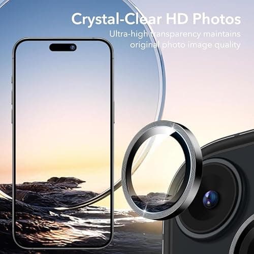 MOBIKTC HQ+ New For Oppo A6 5G Camera Ring Lens Tempered Glass Protector Back Camera Lens Screen Protector 1D Anti Shock/Anti-Scratch/Clear/Silver/1 PIECE IN (1Pack,1Set) 5
