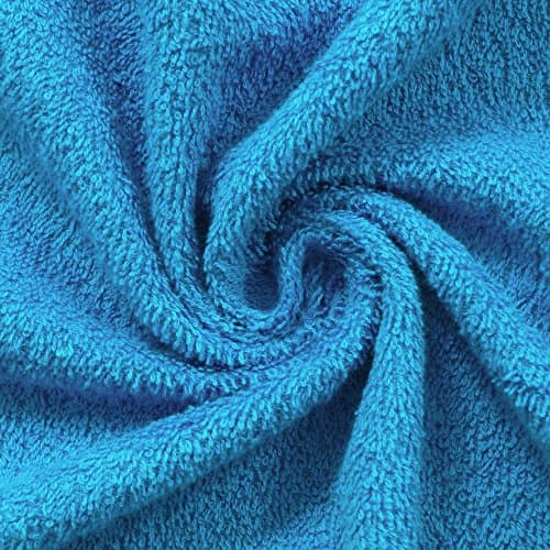 Story@Home 450 GSM Ultra Soft, Super Absorbent, Cotton Antibacterial Treatment, Face Towel (Blue, 30x30 cm) - Pack of 10 4