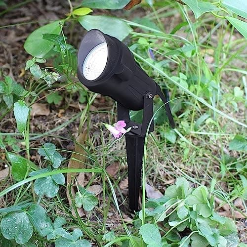 PHILIPS 10W Garden Spike Light | IP65 Water Resistant and Adjustable Garden Spike Light for Home Decoration | Warm White, Pack of 1