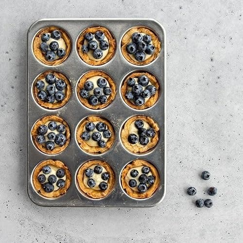Royals Muffin Tray for Baking, BPA Free Non-Stick Carbon Steel Cupcake Tray, 446°F Heat Resistant & Easy to Clean, Microwave & OTG Oven Safe Cupcake Mould for Baking (12 Cavity) 5