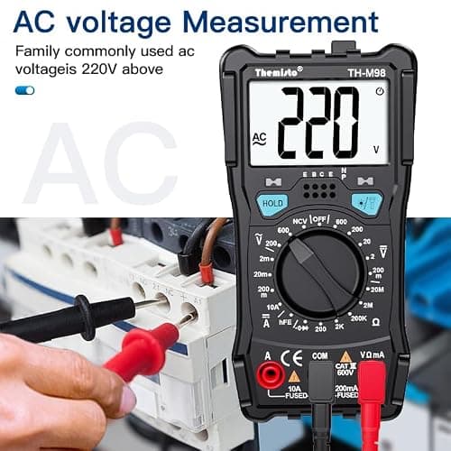 Themisto TH-M98 Digital Multimeter (Black 2000 Counts) 3