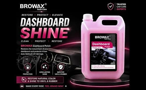 Browax® Dashboard Polish (5L) | Restores dashboard gloss and shine – non-greasy formula 3
