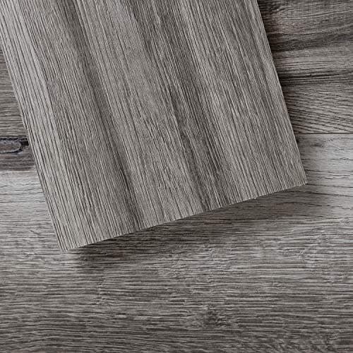 Luxury Vinyl Flooring Tiles by Lucida USA | Peel and Stick Floor Tile for DIY Installation | 36 Wood-Look Planks | Kiln | BaseCore | 54 Sq. Feet