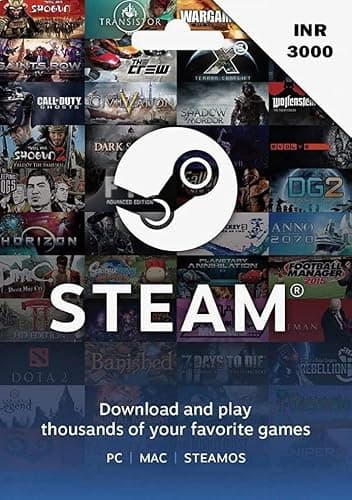 INR 3000 Steam Wallet (Digital Code-Email Delivery within 1 hour )
