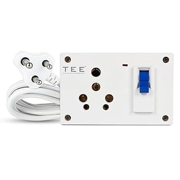 16A Combined Box with Universal Socket, Master Switch, LED Indicator, Safety Shutter & MCB | 240V Utility Box for Home & Office (MCB Combined Box_10m) | with 6 Month Warranty