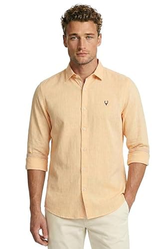 Allen Solly Men’s Casual Shirt | Regular Collar | Soft Breathable Fabric | Everyday Smart Casual Wear