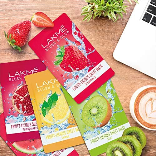 Lakme Blush & Glow Kiwi Sheet Mask, 25 ml 4