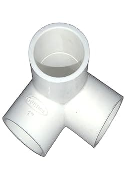 DEHRAN UPVC 3 Way Elbow 1" Pipe Fitting for Bathroom and Kitchen in water pipe line (Set of 50 Pcs)