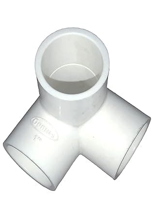 DEHRAN UPVC 3 Way Elbow 1" Pipe Fitting for Bathroom and Kitchen in water pipe line (Set of 50 Pcs)