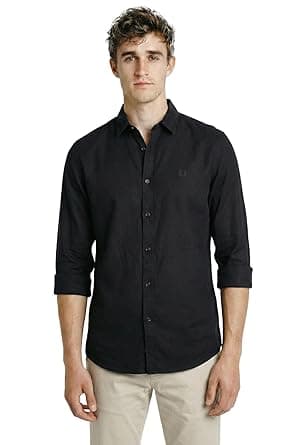 Allen Solly Men’s Casual Shirt | Regular Collar | Soft Breathable Fabric | Everyday Smart Casual Wear