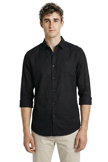 Allen Solly Men’s Casual Shirt | Regular Collar | Soft Breathable Fabric | Everyday Smart Casual Wear