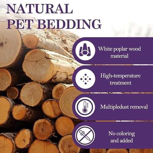 BirdShala Pine Wood Shavings for Bedding | Ultra Soft, Natural & Low Dust | Odor Control & High Absorption | Safe for Hamsters, Guinea Pigs, Rabbits, Small Birds & Pets |500g Pack 3