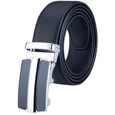 Labnoft Men's Auto Lock PU Leather Belt