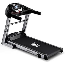 Lifelong Walking Pad Treadmill | 4 HP Motor | Foldable Handle | LED Display & Remote Control | 2-Level Manual Incline | Anti-Slip Belt | Compact Under Desk Running Machine for Home & Office