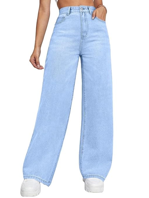 London Hills Women's Relaxed Fit High Rise Jeans || Woman Jean's || Women Baggy Jeans || Jean's for Womens || Loose Jean for Women's || Oversized Woman baggys