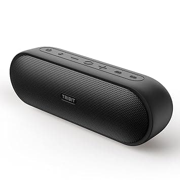 Tribit XSound Plus 2 30W 5.3 Bluetooth Wireless Speakers,Powerful Louder Stereo Sound with Bass-Enhanced XBass Function,24H Playtime,IPX7 Waterproof,Built in Mic,150ft BT Range for Home/Outdoor,Black
