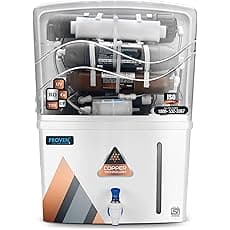Havok Luxury Edition RO + UV + UF + TDS Controller Water Purifier with Copper + Zinc + Alkaline 3-in-1 Technology | 15 L Storage | Multi-Stage Purification for Home & Kitchen (White)