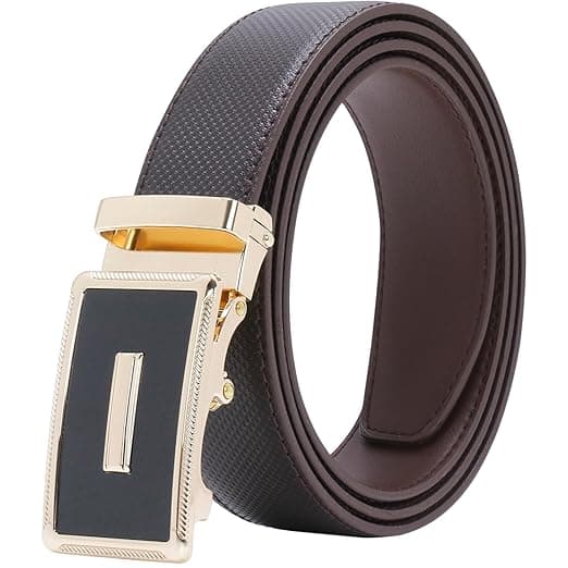 Labnoft Men's Auto Lock PU Leather Belt