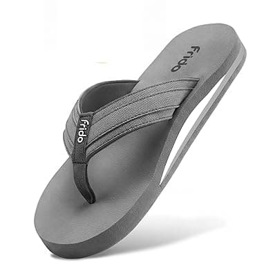 Frido Cloud Comfort Slippers for Women & Men | Available in 2 Options- Arch Support & Without Arch |Orthopedic Soft Home Chappal Unisex Slipper, House Slipper with Anti-Skid Sole for Home Use & Casual