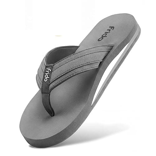 Frido Cloud Comfort Slippers for Women & Men | Available in 2 Options- Arch Support & Without Arch |Orthopedic Soft Home Chappal Unisex Slipper, House Slipper with Anti-Skid Sole for Home Use & Casual