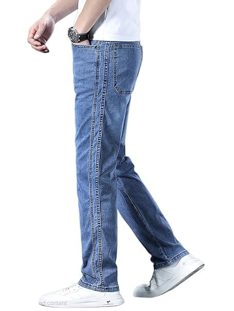 URBAN POCKETS Jeans for Men | Denim Pants with Regular Fit & Classic Straight Cut (U11-12)