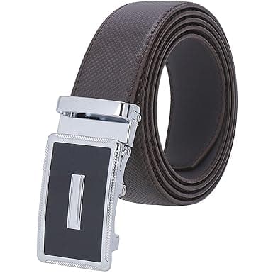 Labnoft Men's Auto Lock PU Leather Belt