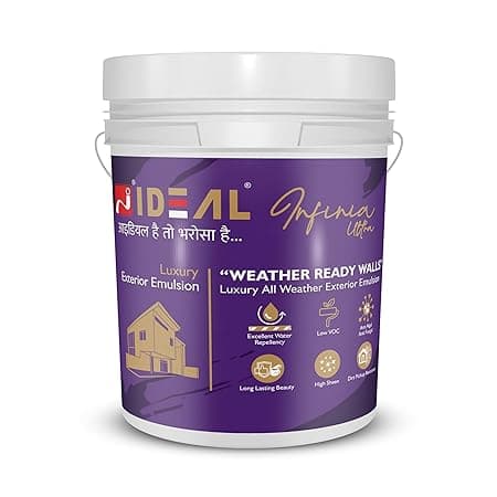 Infinia Ultra Special Acrylic Paint | Composition Gleam Rich Sheen Finish | As Per Shade Card Application Methods Brush Roller Or Spray | Durable And Long Lasting Professional (10 Liters)