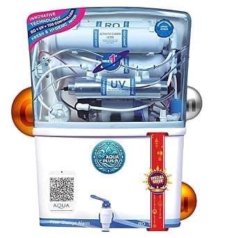 Rk Aqua Plus Alpha Pro+ Ultra Alkaline+++(RO+UV+UF+COPPER+ZINC+CALCIUM+TDS ADJUSTER)Best For Home/Office Purpose | 15LPH | 12litrs