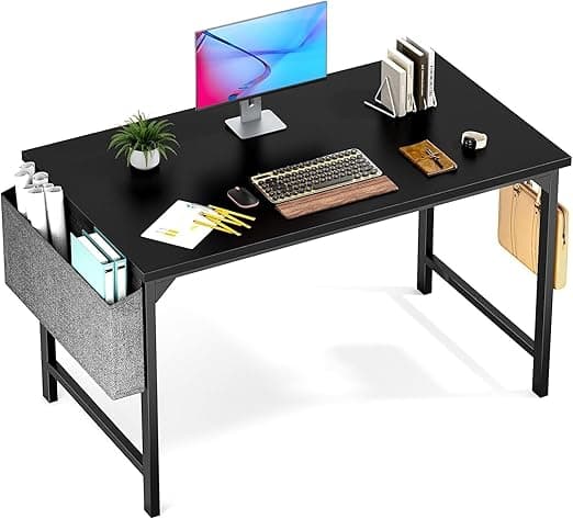 Office Computer Table for Home/Writing Desk for Office/Folding Table for School/Folding Study Table/Work from Home Multipurpose Home (Black New)