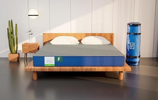 Flo Ortho™ Mattress | Aloe Vera Infused Orthopedic Mattress with Pain Release™ Technology | Medium Firm Feel | 6 inch Mattress in Double Size (72x48x6) | 10 Year Warranty- Grey Colour