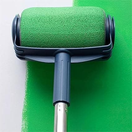 Paint Roller with Long Handle Reusable for DIY Stenciling Paintwork Projects