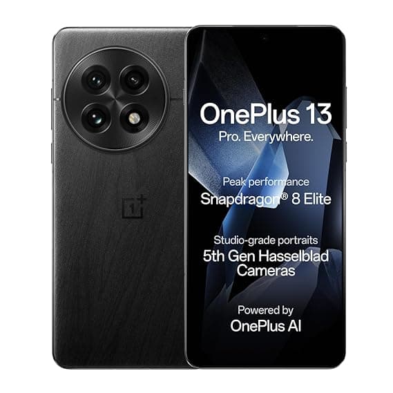 OnePlus 13 | Smarter with OnePlus AI | Lifetime Display Warranty |16GB RAM 512GB Storage Black Eclipse | Official Smartphone for BGMS 2025