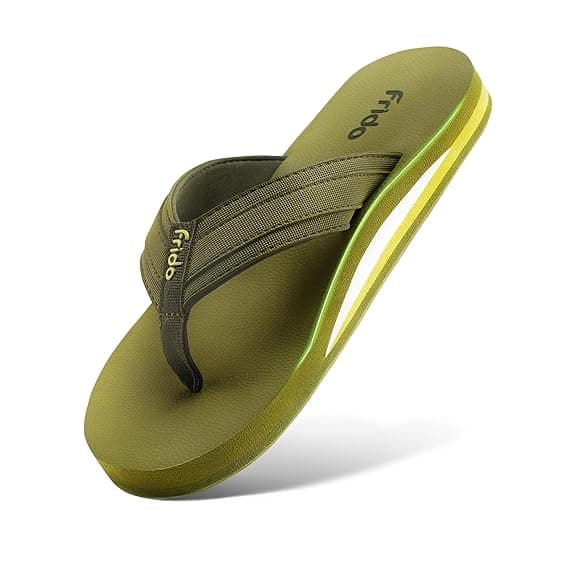 Frido Cloud Comfort Slippers for Women & Men | Available in 2 Options- Arch Support & Without Arch |Orthopedic Soft Home Chappal Unisex Slipper, House Slipper with Anti-Skid Sole for Home Use & Casual