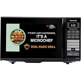 LG 32 L Convection Microwave Oven (MC3286BLT, Black, Auto Cook Menu, Diet Fry and with Stainless Steel Cavity)