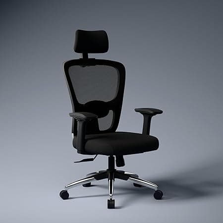 Green Soul Jupiter Pro | Ergonomic Mesh Office Chair for Work|3 Year Warranty | Seat Slider|Multi-Lock Synchro Tilt Recline Mechanism|4D Armrest|Adjustable Lumbar | High Back|Black