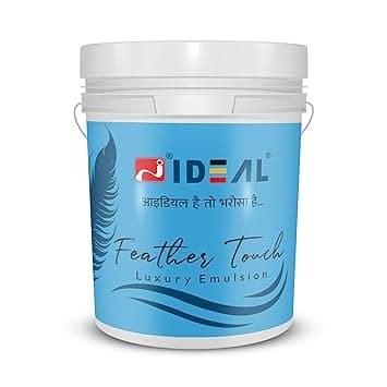 Touch Luxury Emulsion Acrylic Paint | Emulsion Sheen And Super Glossy As Per Shade Card Method Of Application Brush Roller Or Spray | Durable And Long Lasting Professional (10 Liters)