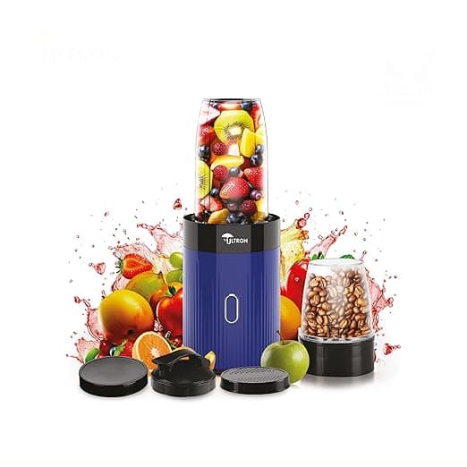 Ultron nutri Blender Juicer Mixer Grinders Vita Blend 500W 2J 2 Years Warranty For Smoothie | Juicing | Blending | Mixing (Blue1)