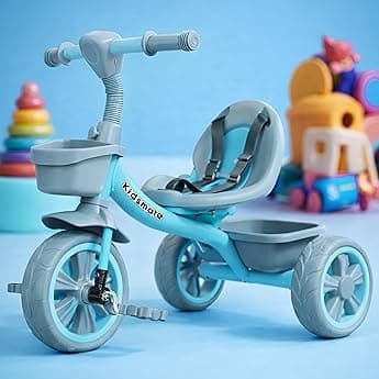 Lifelong Trike Cycle for Kids 2-5 Years - Tricycles for Boy & Girl - Baby Cycle - Bicycle Bike for Kids with 3 EVA Wheels, Bell & Basket for Toys -Durable Tricycle 30kg Capacity