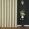 Story@Home 100% True Blackout Door Curtains 7 Feet Long Set of 1 | Plain Design | Room Darkening Curtain | Thermal Insulated Curtains for Living Room, Bedroom | (116 x 215 cm, Light Green)