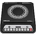 1600W Induction Cooktop with Compatile Non SticFry Pan | Double Ring Coil Heating | 6 Cooking Modes | 7 Power Levels | Auto Cut-Off Safety | 1 Year Warrant