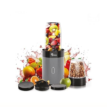 Ultron Nutri Blender Juicer Mixer Grinders Vita Blend 500W 2J 2 Years Warranty For Smoothie | Juicing | Blending | Mixing (Grey)