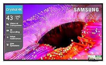 Samsung 43 inches Crystal UHD 4K Samsung Vision AI Smart TV UA43UE86AHULXL