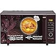 LG 28 L Scan to Cook Wi-Fi Enabled Charcoal Convection Microwave Oven (MJEN286VIW, Black, Stainless steel cavity, Heart Friendly Recipes, Ghee, Diet Fry & 360° Motorised Rotisserie for Bar-be-queing)