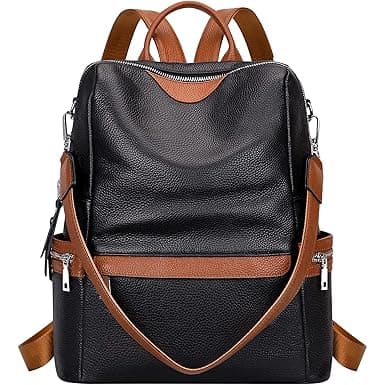ProArch Leather Backpack for Women Elegant Backpack Purse Ladies Leather Shoulder Fitting Gift for Sister, Mother Bhabhi Birthday Christmas