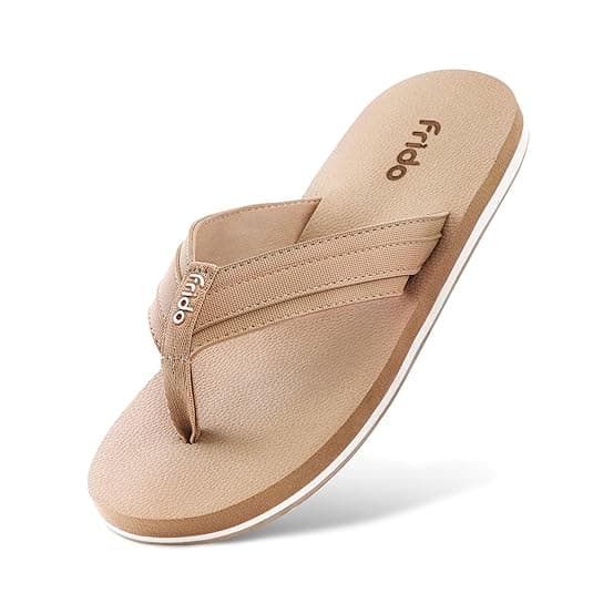 Frido Cloud Comfort Slippers for Women & Men | Available in 2 Options- Arch Support & Without Arch |Orthopedic Soft Home Chappal Unisex Slipper, House Slipper with Anti-Skid Sole for Home Use & Casual