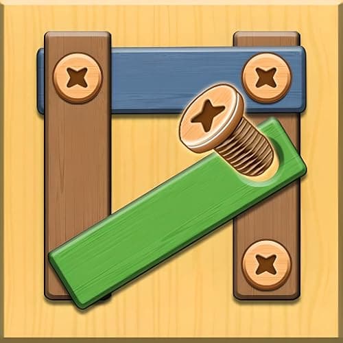 Nut & Bolts Screw Puzzle Games – Mind-Sharpening Brain Teasers with Nuts, Bolts & Screws | Solve Mechanical Puzzles & Boost Logical Thinking