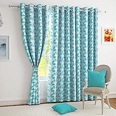 Story@Home 100% True Blackout Window Curtains 5 Feet Long Set of 1 | Solid Design | Room Darkening Curtain | Thermal Insulated Curtains for Living Room | (118 x 152 cm, Burgundy)